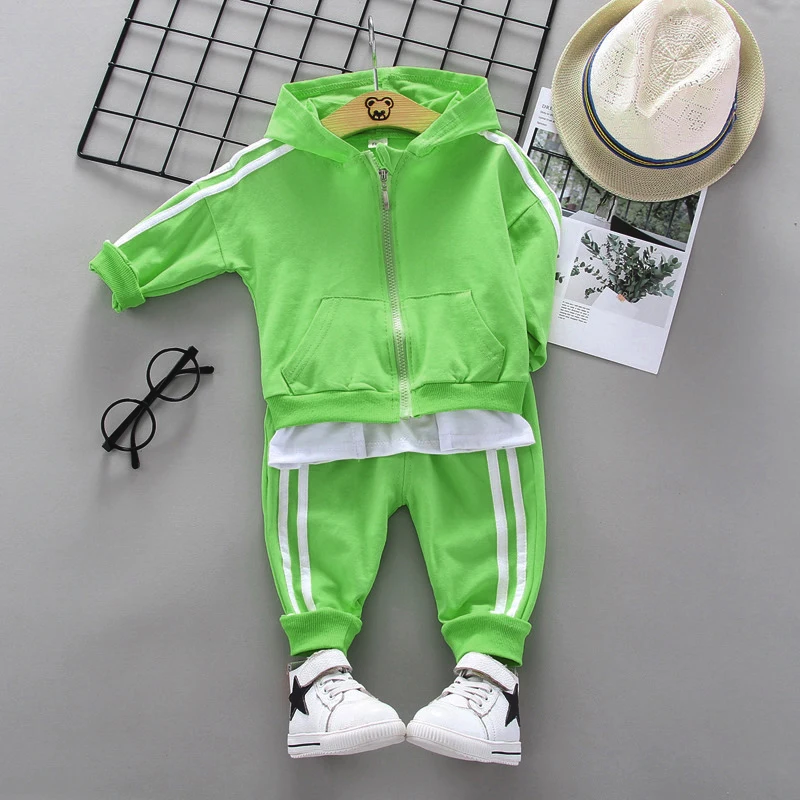 Spring Autumn Children Casual Clothes Baby Boys Girls Cotton