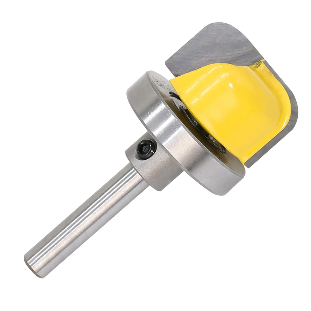 

Professional Accessories Woodworking Tool Shank Tray Template Boxes Alloy Router Bit 1/4 8MM Cutting Bowl Milling Cutter