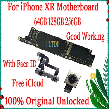 

Free Shipping,100% Original Unlocked Motherboard For iPhone XR,With Face ID Free iCloud IOS Logic Board With Full Chips