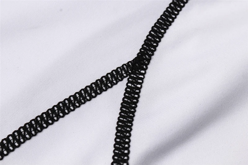Acefancy Black Cop Top Compression Short Leeve T Shirt Sport for Men Gym Shorts Stretchy Tops 71605 Male Sportwear Gym Clothes