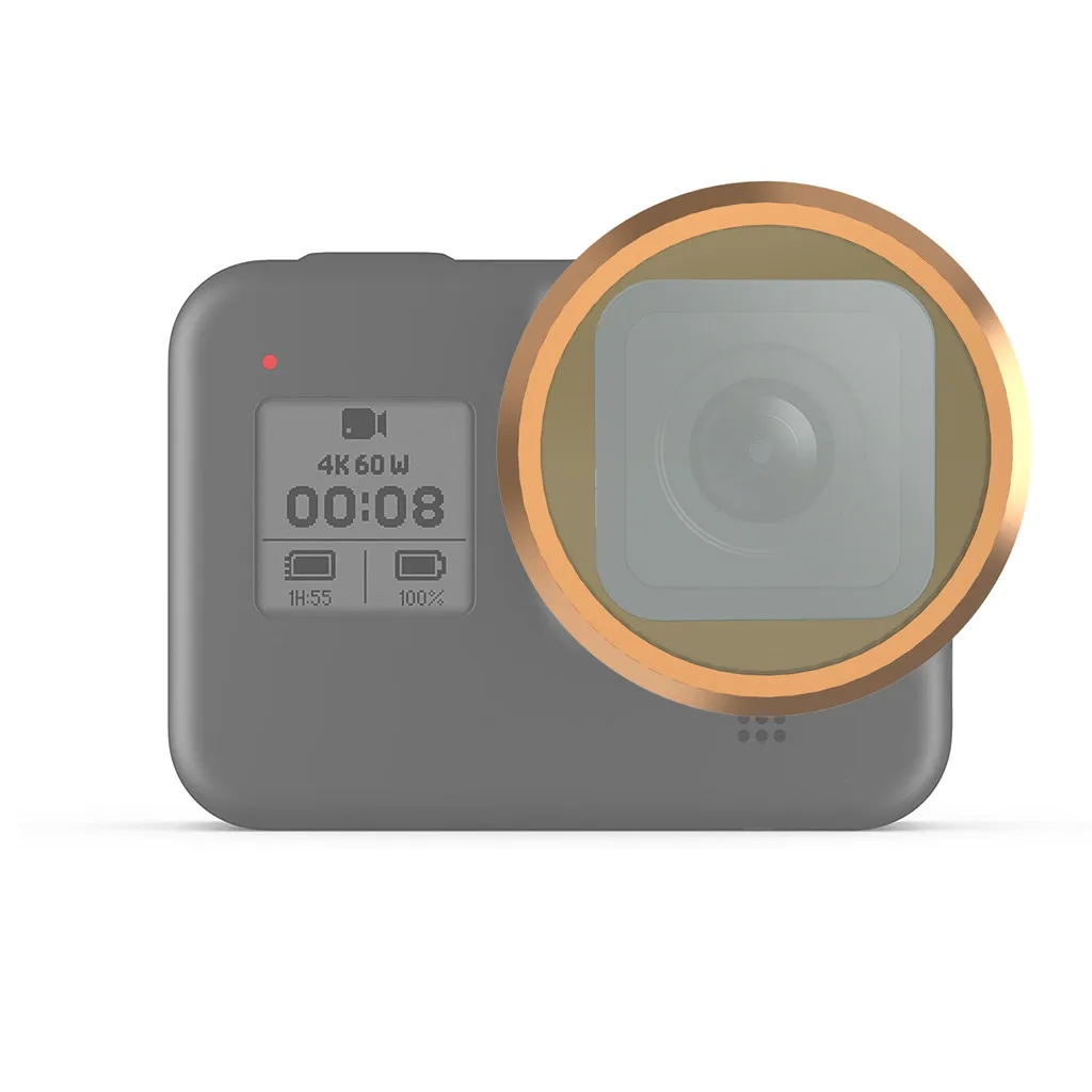 6 шт. ND4 ND8 ND16 ND32 CPL фильтры для объектива камеры для Go Pro Hero8 экшн круговая камера фильтр поляризатор