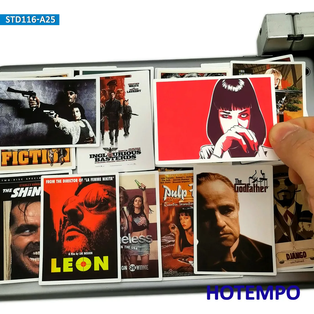 25 шт. классический фильм плакат Наклейка s Pulp фантастика Крестный отец V вендетта для мобильного телефона ноутбук чемодан чехол Мода наклейка