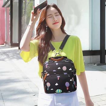 

Baby Diaper Bag Mummy Maternity Travel Balloon Printing Backpack Large Capacity Newborn Nursing Milk Bottle Keep Warm Ba
