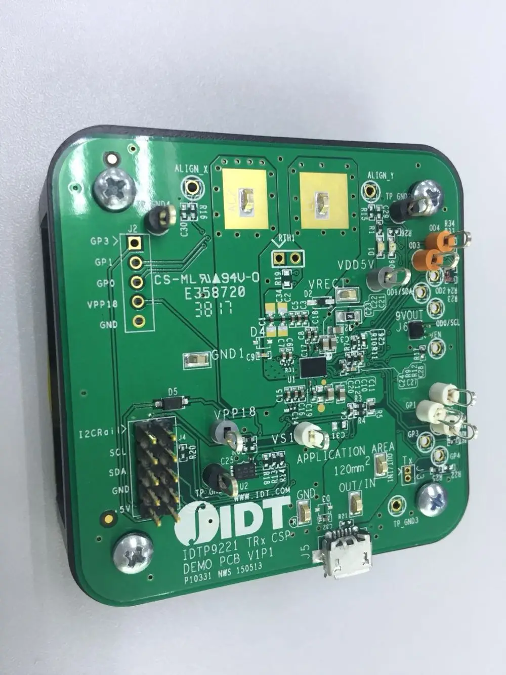 Для P9221-evk IDT 10-15 Вт беспроводной зарядный приемник P9221 CSP