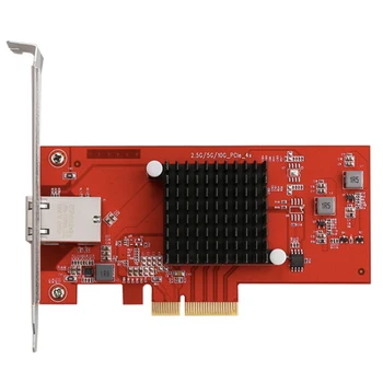 

PCI-E single electric port network card 10G network card AQC107 2.5G / 5G / 10G server network card desktop