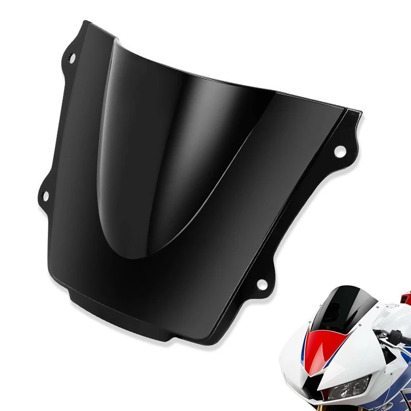 Мотоцикл прозрачный/черный двойной пузырь лобовое стекло для Honda CBR 600RR 600RA 2013