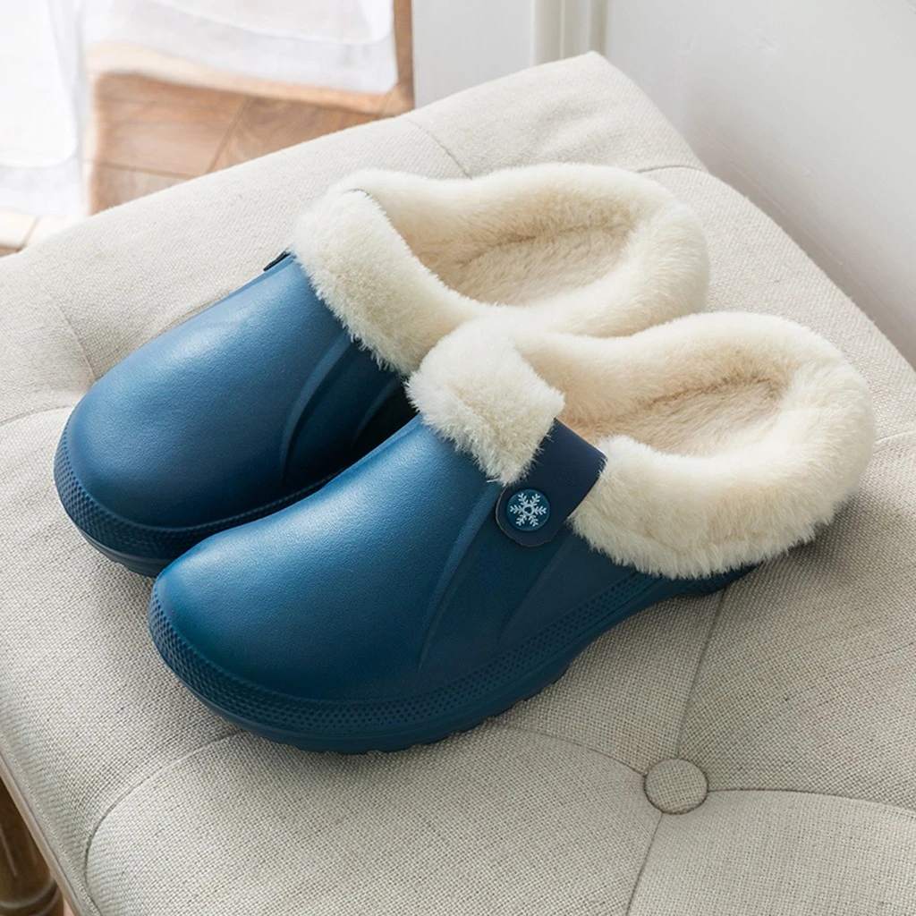 mens fur lined slipper boots