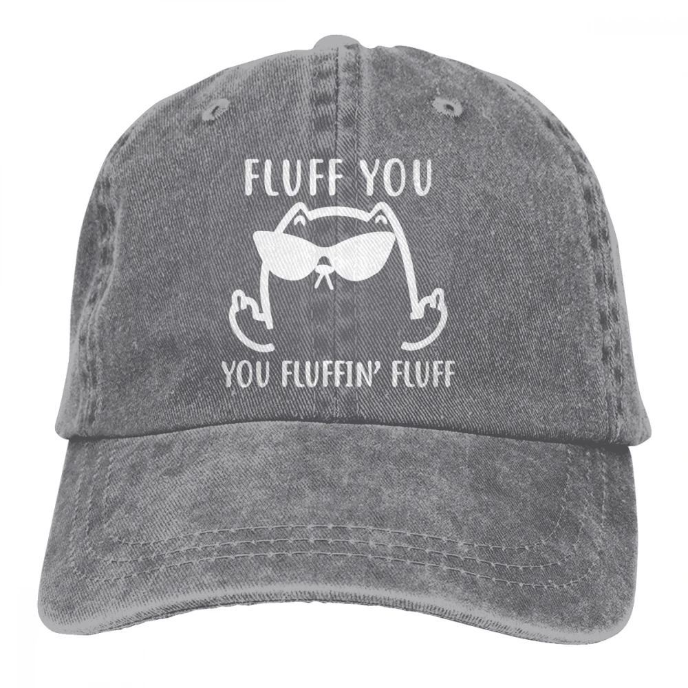 Пух вы флуффин пух Casquette темно-синий унисекс Мужские Женские джинсовые бейсболка с ремешком кепки Регулируемый Гольф папа шляпа