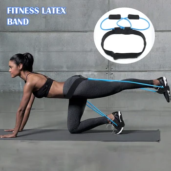 

Resistance Bands Training Body Exercise Leg Muscle Training Fitness Latex Band Pedal Exercise Workout Elastic Belt