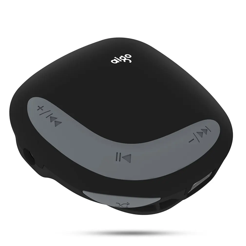 Aigo мини MP3-плеер Macaroon двойной цветной Задний зажим с Micro TF/SD слотом для карт Спортивный MP3 музыкальный плеер+ USB линия передачи данных