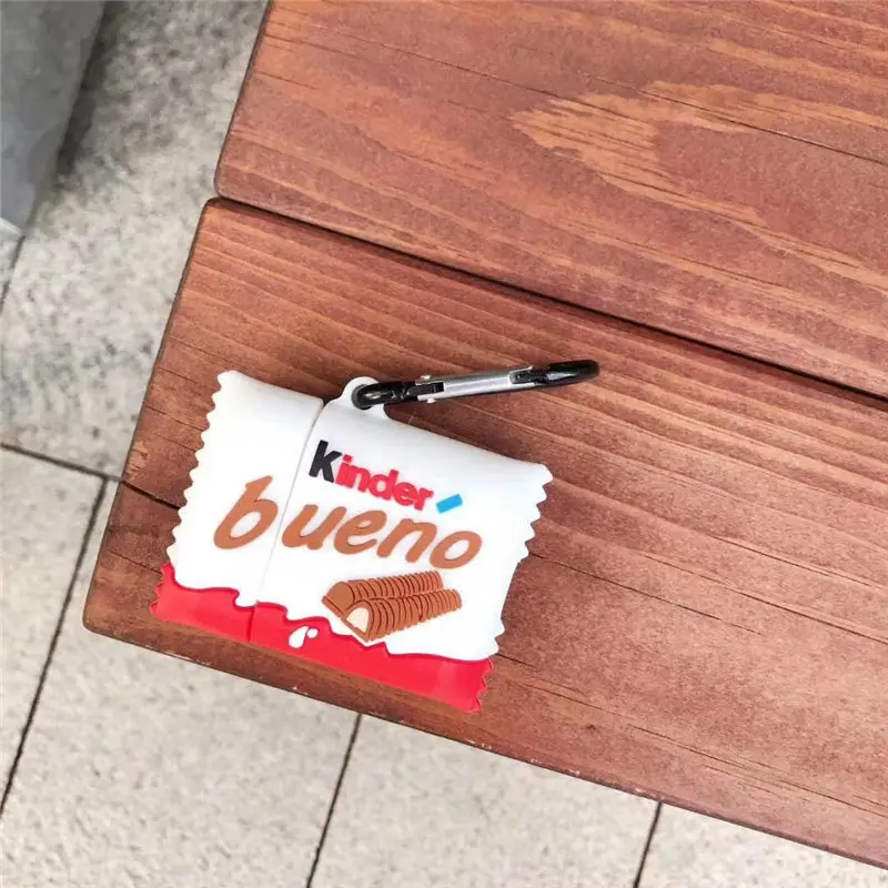 Kinder Fun Chocolate чехол для наушников s для Airpods чехол силиконовый чехол Беспроводная Bluetooth гарнитура чехол s Airpods 1 3 Коробка Чехол