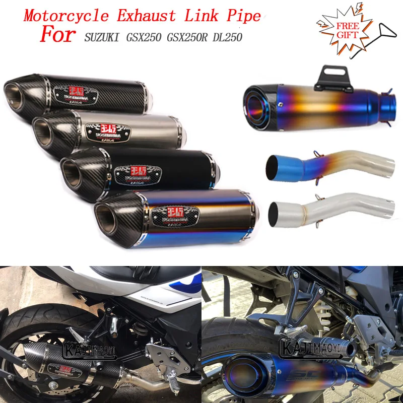 Slip On Motorcycle Muffler Yoshimura Carbon Fiber Exhaust System Modify