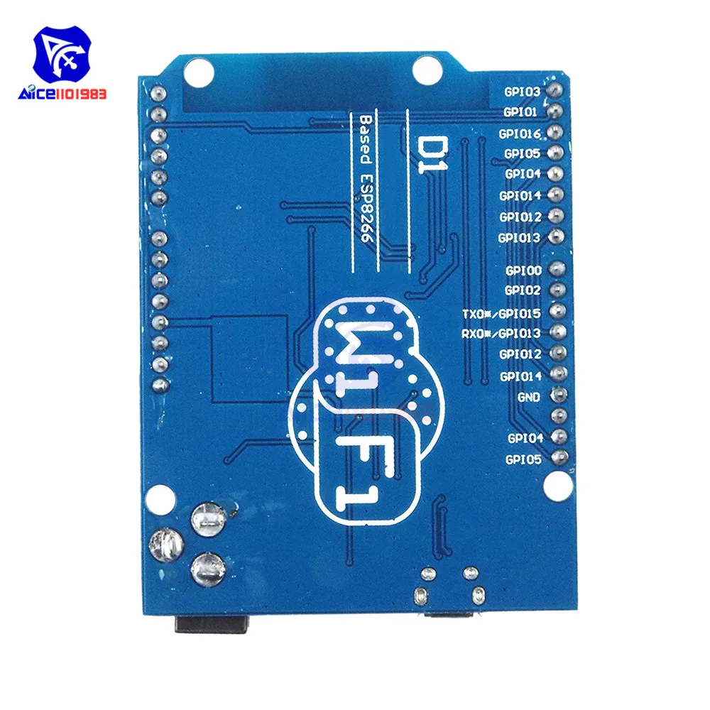 Умная плата diymore WeMos D1 WiFi UNO R3 на основе интерфейса ESP8266 ESP 12E беспроводной модуль Wi Fi