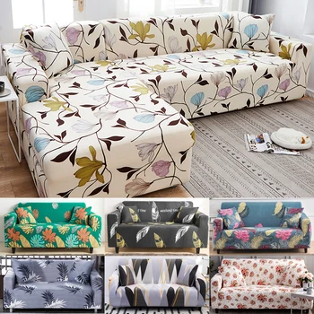 

couch cover spandex sofa cover for living room sectional sofa slipcover stretch L shape sofa armchair sofa elastic material