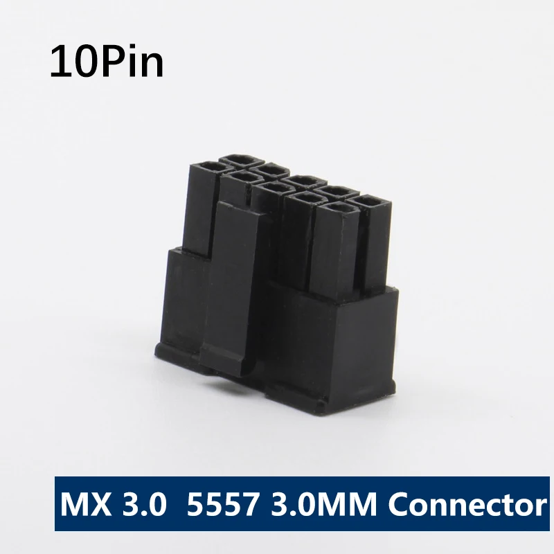 300 шт./500 шт. 10-контактный разъем Molex 3 0 шаг 10P маленький 5557 штекер 2X5P двухрядный MX3.0
