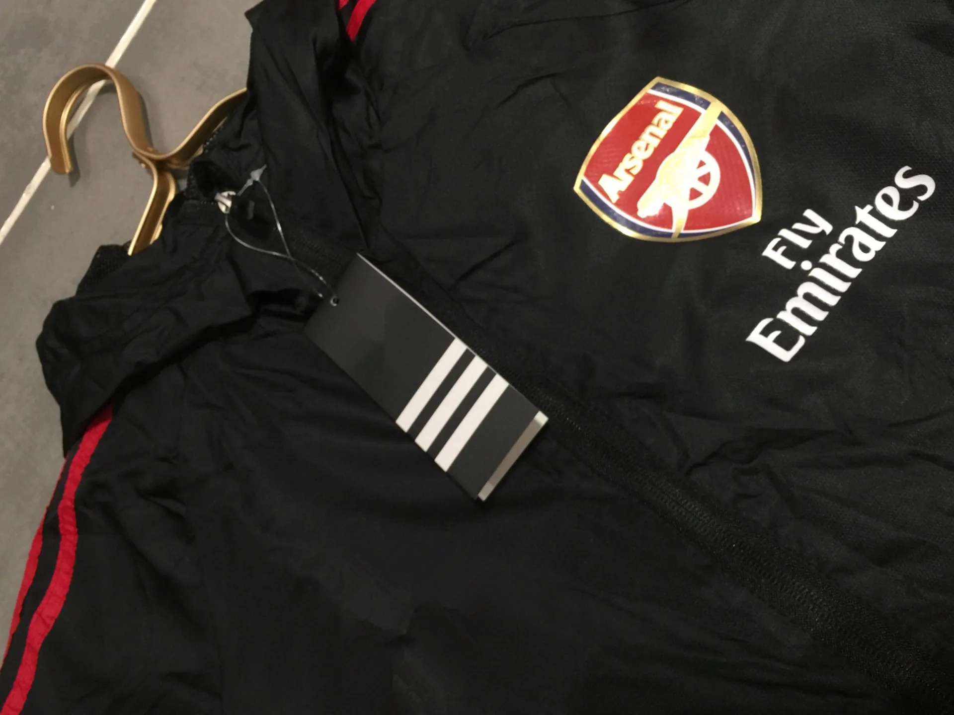 Мужской футбольный Тренч, ветронепроницаемое пальто «Arsenal»