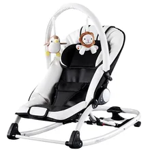 Детское Электрическое Кресло-Качалка, умное кресло-качалка, маленький шейкер для новорожденных, многофункциональная удобная детская колыбель для 0-18 месяцев
