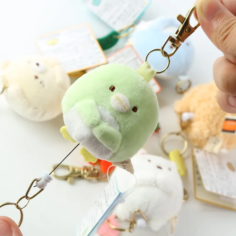 Kawaii аниме Сумико гураши плюшевые игрушки угловой био Животные Мультфильм Креативный брелок сумка с подвесками Рождественский шнурок для ключей кольцо с орнаментом