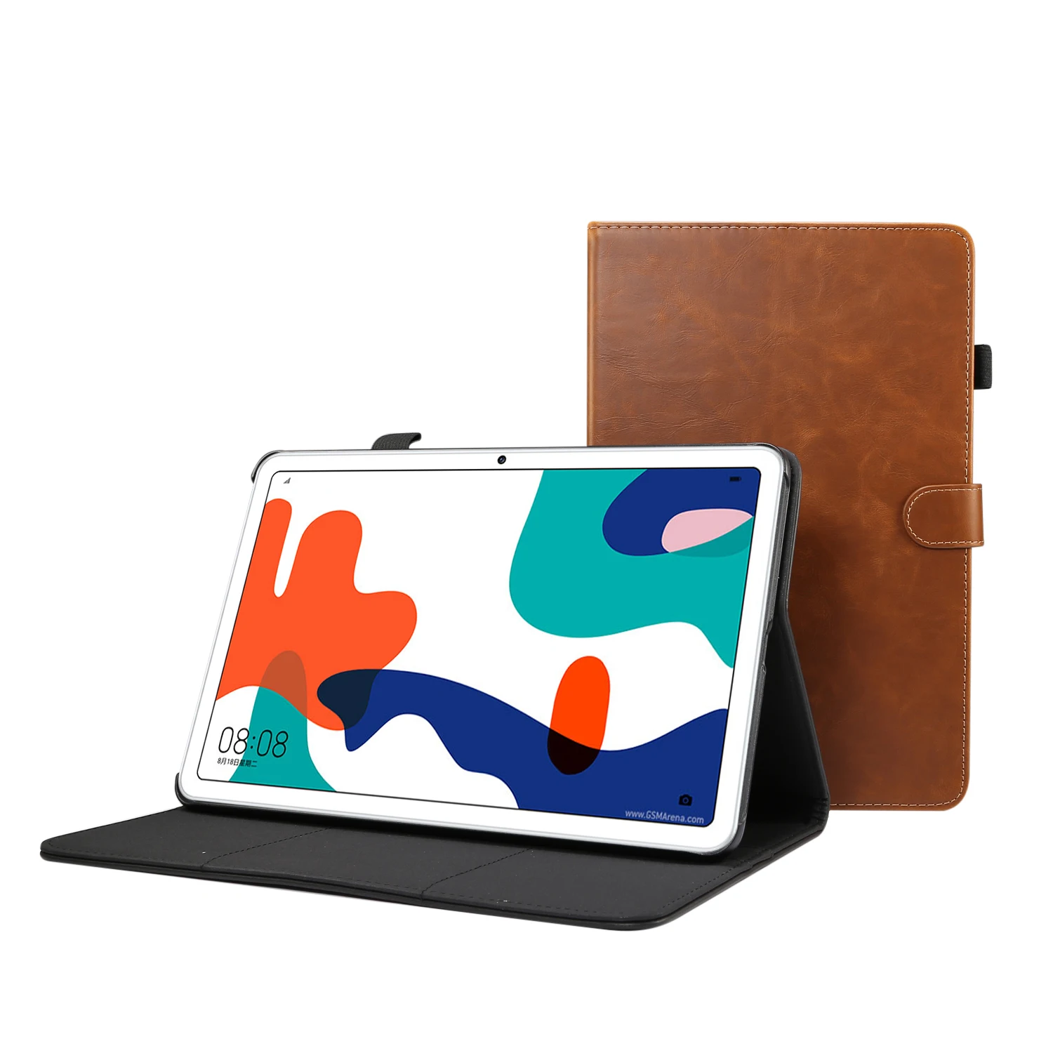 Кожаный чехол премиум класса для Huawei Matepad T10s T10 T8 10 4 Pro 8 Mediapad T5 M5 Lite M6 умный