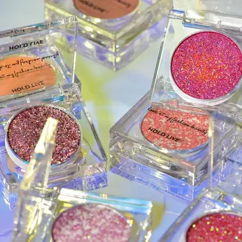 

1PC Eye Shadow Makeup Powder Monochrome Eye Shadow Powder Glitter Diamond High Gloss Eye Shadow Powder