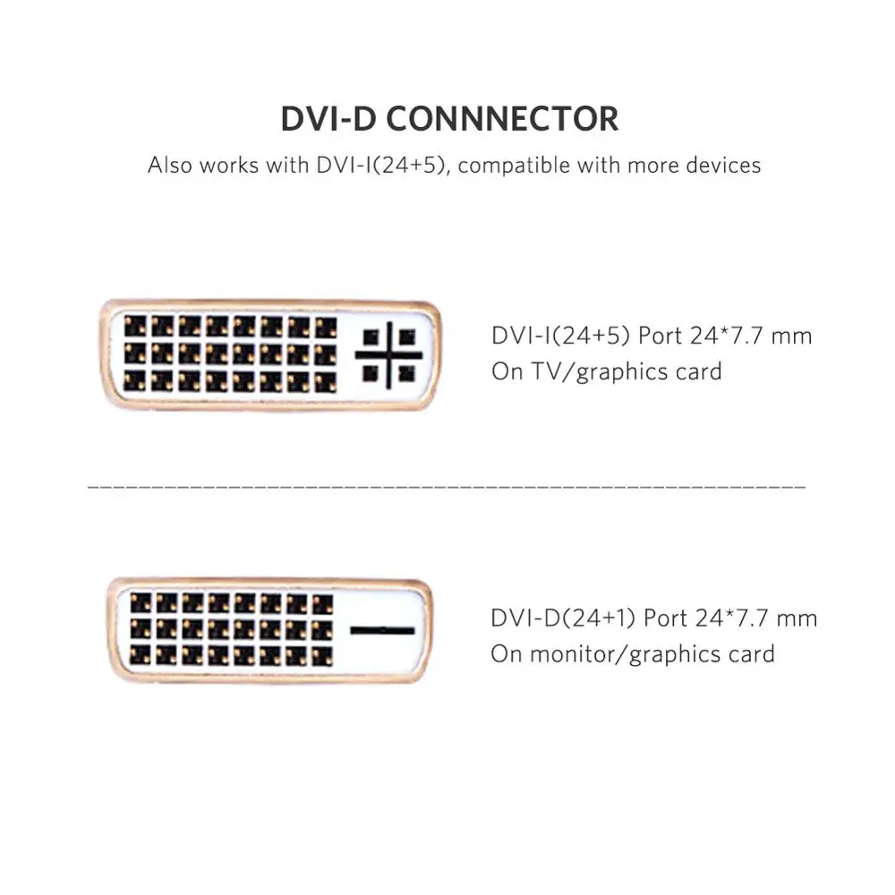 Anmck DVI в HDMI кабель двунаправленный DVI-D 24+ 1 папа-папа HDMI DVI D адаптер конвертер для PS4 HDTV 1080P кабель HDMI в DVI