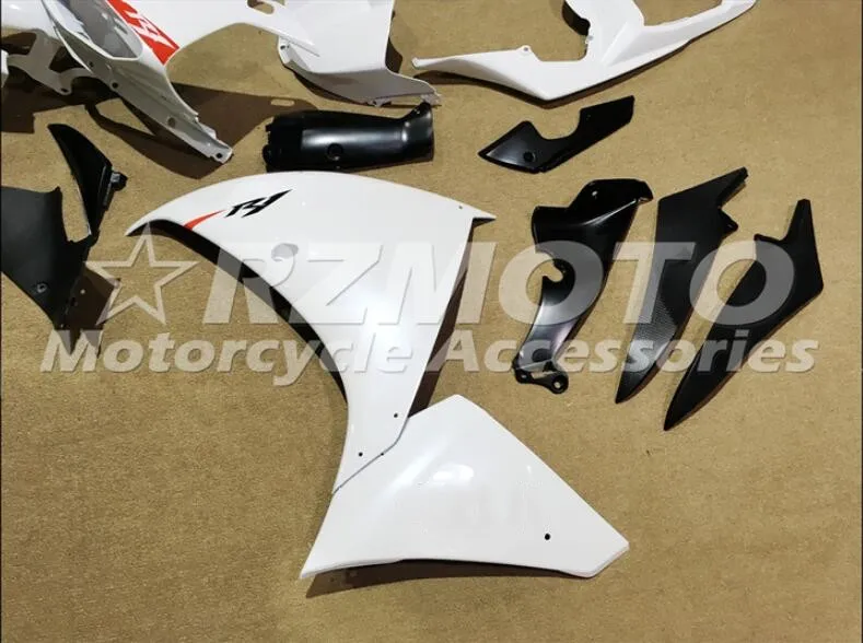 Новая ABS форма мотоцикла Обтекатели подходят для Yamaha YZF-1000-R1 2009 2010 2011 09 10 11 обтекатель кузова набор на заказ белый холодный