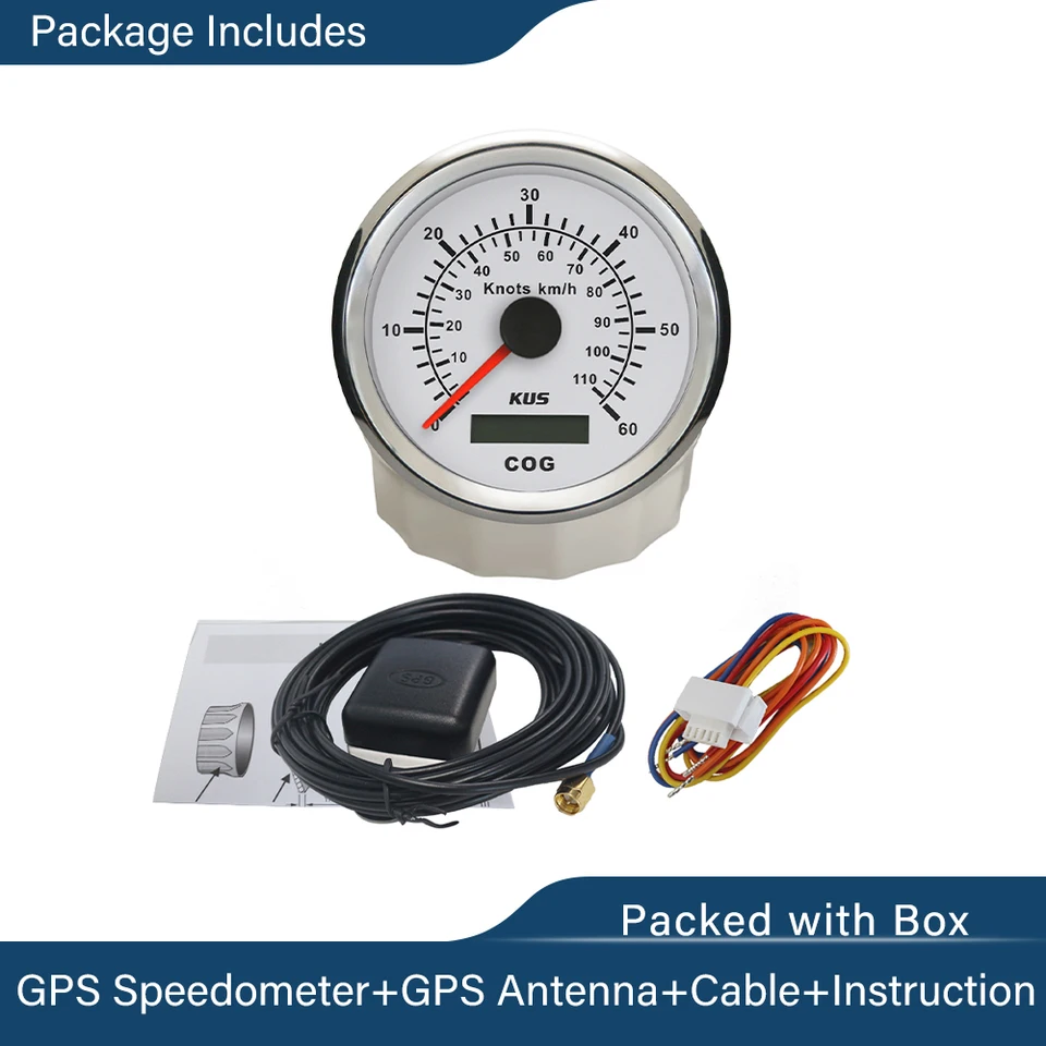 Medidor De Velocidad Gps, Velocímetro Automático Marino De 8 | Cuotas