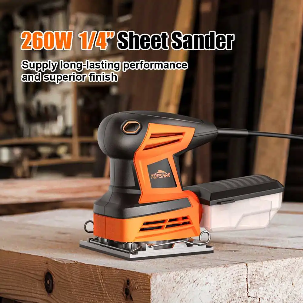 260w Random Orbital Electric Sander Machine Multifunction Diy Trimmer