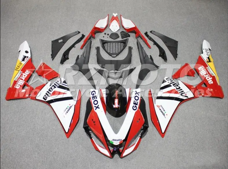Стиль ABS литья под давлением полные комплекты обтекателей подходит для Aprilia RSV4 1000 2009- 09 10 11 12 13 14 набор красный белый желтый