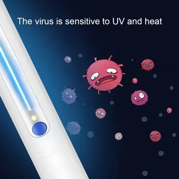 

Portable Ultraviolet UVC Handheld Germicidal Light Stick Qba-05 Sterilizer Sterilizer USB Charging LED Disinfection Light