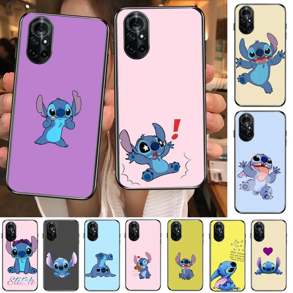 Прозрачный чехол для телефона Find stitch Huawei Honor 20 10 9 8A 7 5T X Pro Lite 5G Black Etui Coque Hoesjes комикс