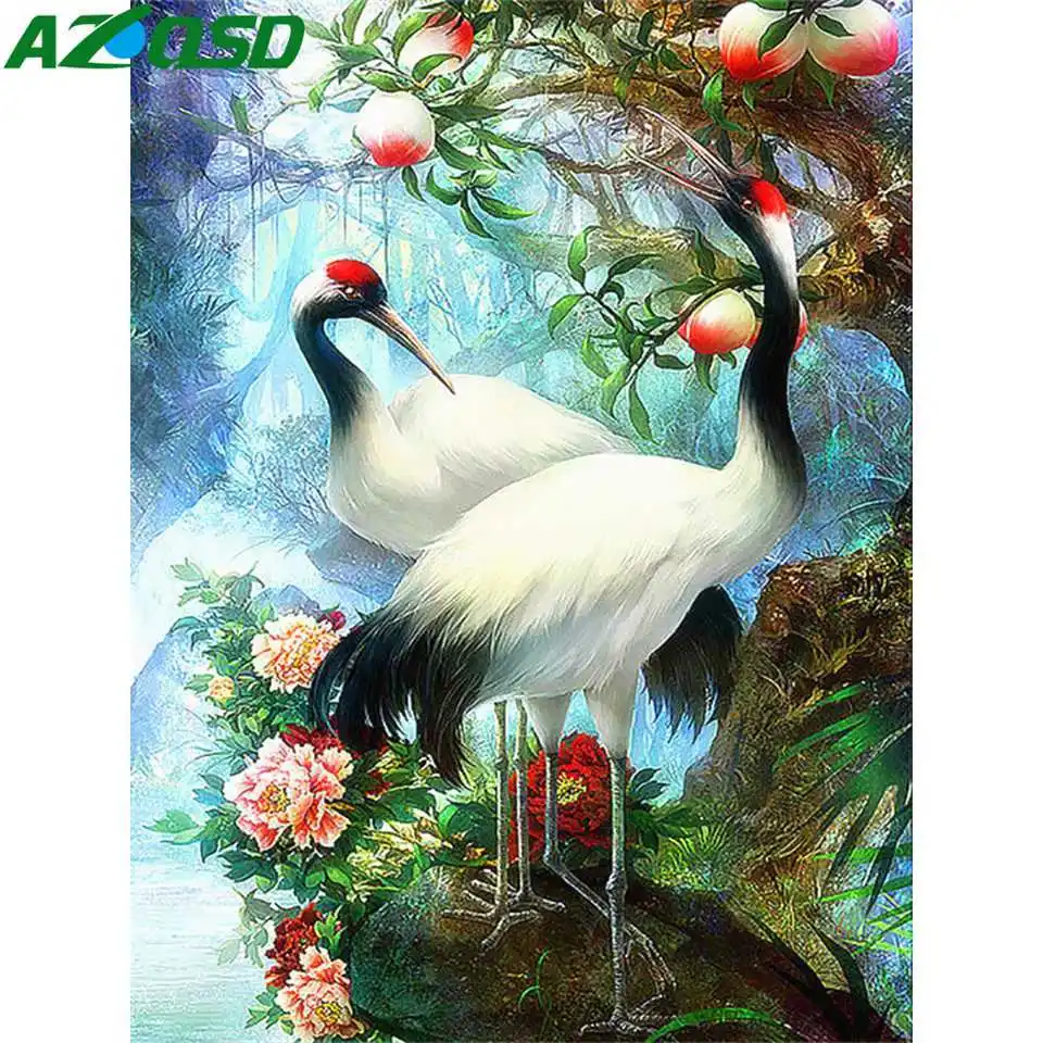 AZQSD полный набор Бриллиантовая мозаичная фигурка животного подарок ручная