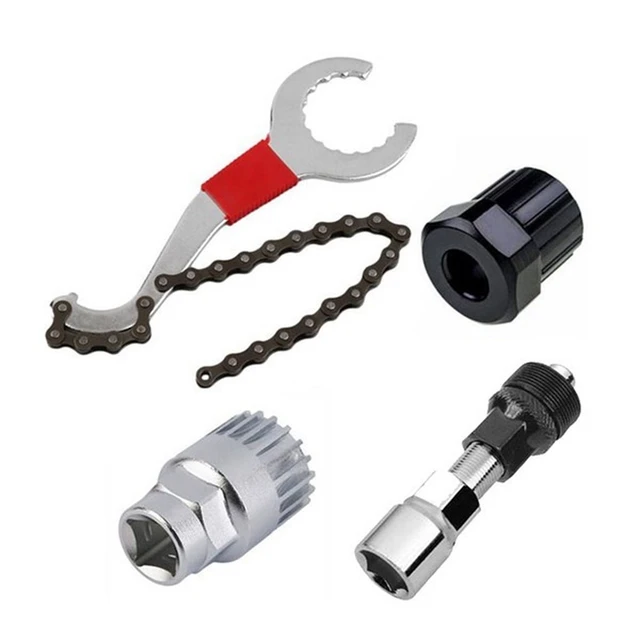 Kit d'outils de réparation de vélo multifonctionnel Vélo Pédalier de  manivelle Outil de retrait Clé à chaîne sans cassette