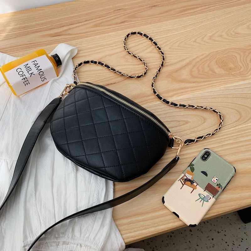 

Korean-style Rhombus Spiraea Fashion Chest Pack Women's Versatile Shoulder Bag