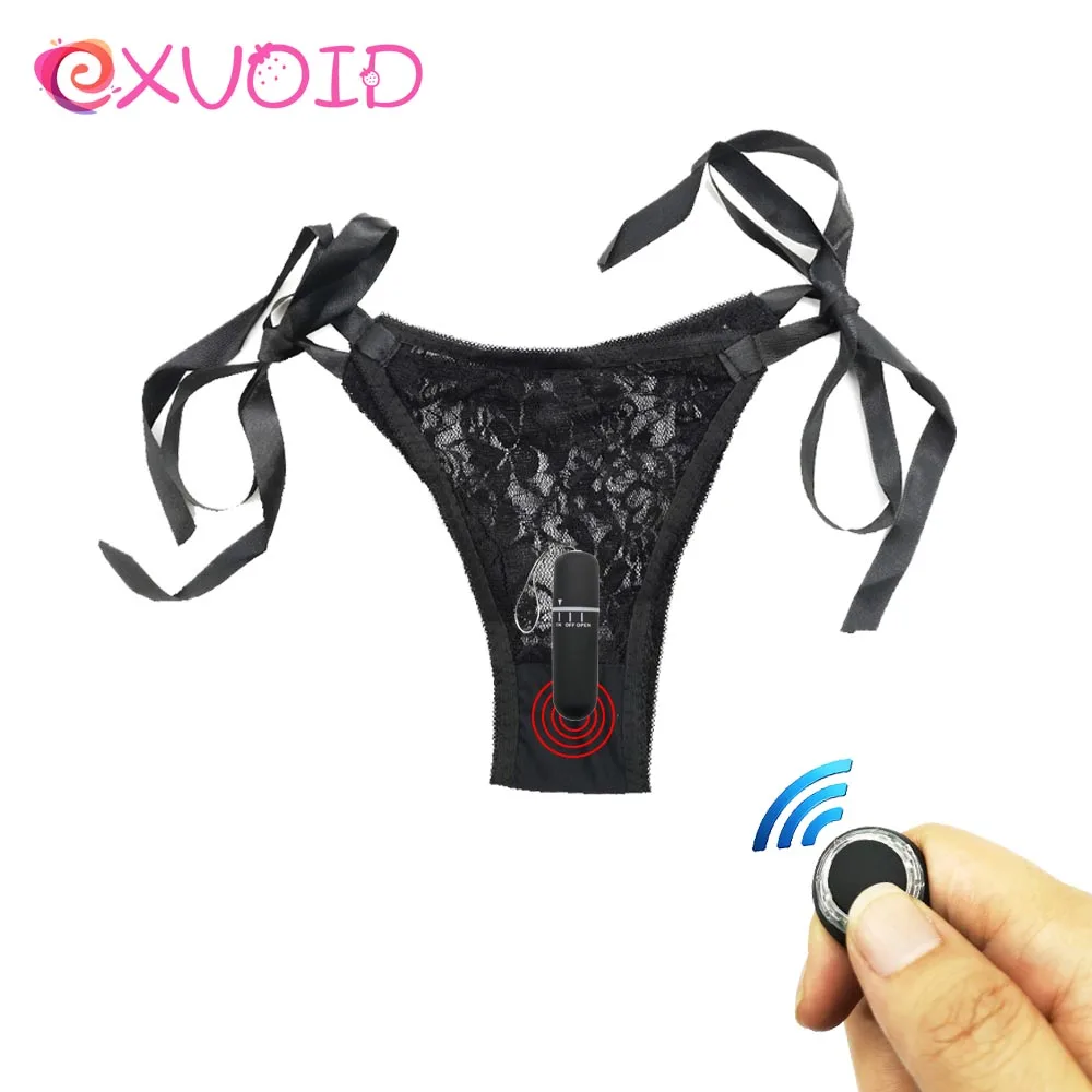 EXVOID носимый вибратор с сексуальными трусиками дистанционным управлением массаж