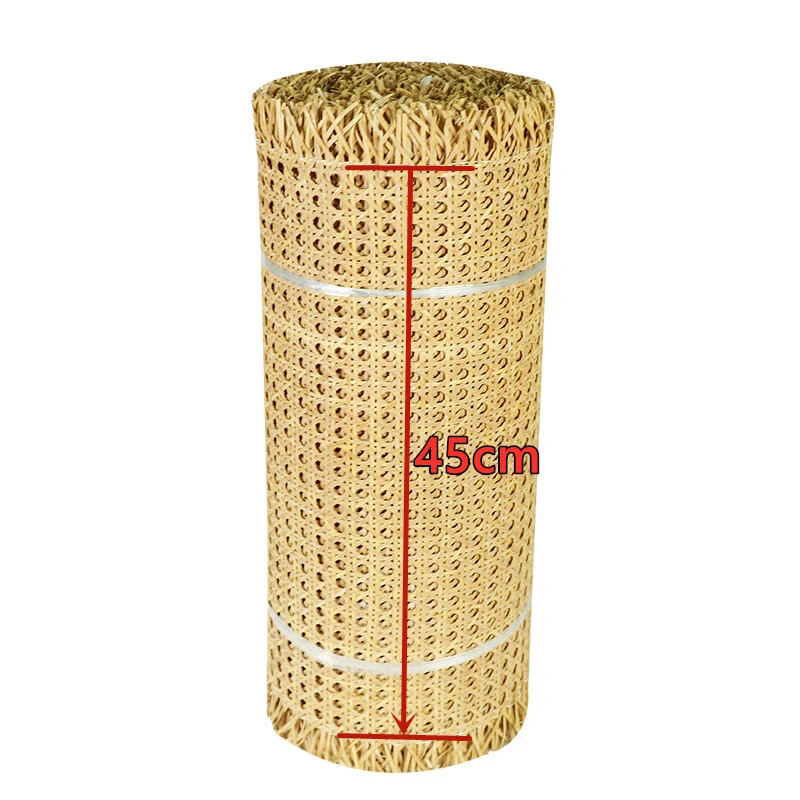 20-70CM Long 40-55CM Wide Natural Cane Webbing Real Indonesia Rattan Roll  Wall Decor Furniture