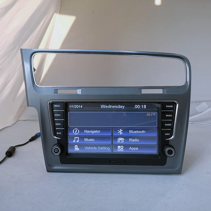 Автомобильный DVD-плеер Roadrover OEM GPS-навигация Мультимедиа для VW Golf 7 MP3 Bluetooth A2DP MP3/MP4