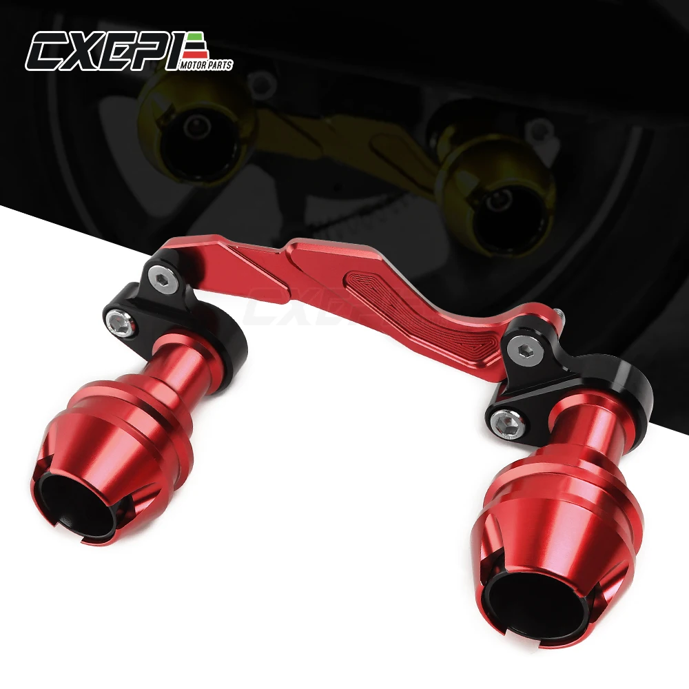 Универсальный мотоцикл выхлопной трубы ползунки защита от падения для Yamaha NVX155 NMAX