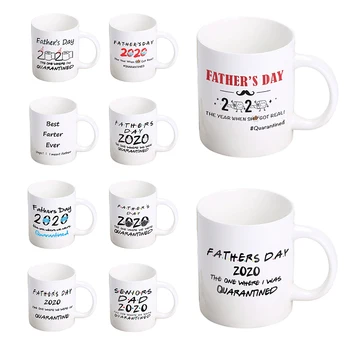 

Letters Printing Handgrip Coffee Ceramic Mug Cup Tea Milk Drinking Tools Father's Day Gifts