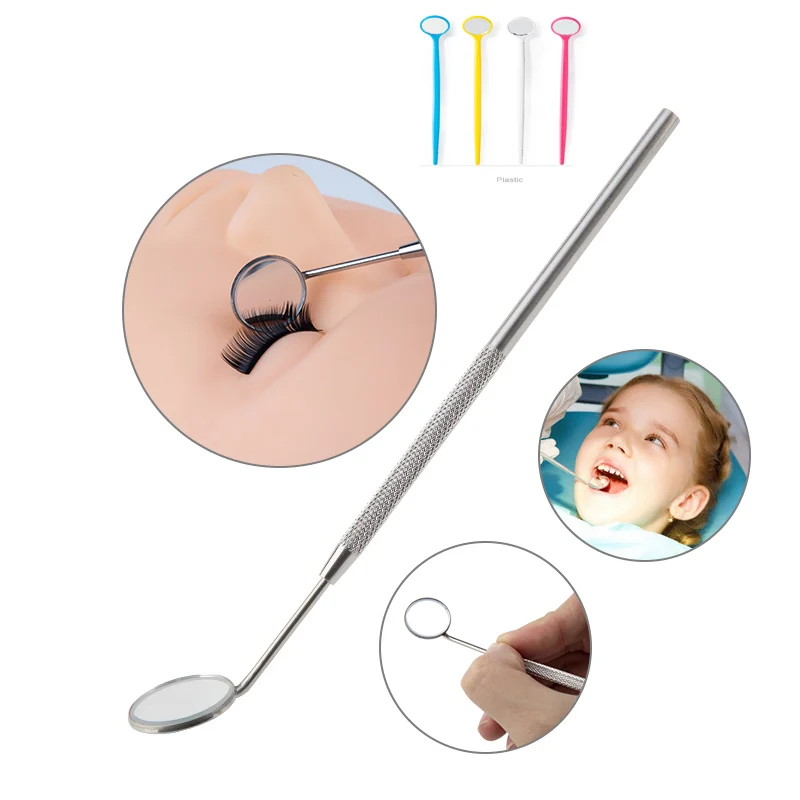 Tools Eyelash-Supplies Mouth-Mirror Teeth Whitening Dental Clean-Oral Stainless-Steel