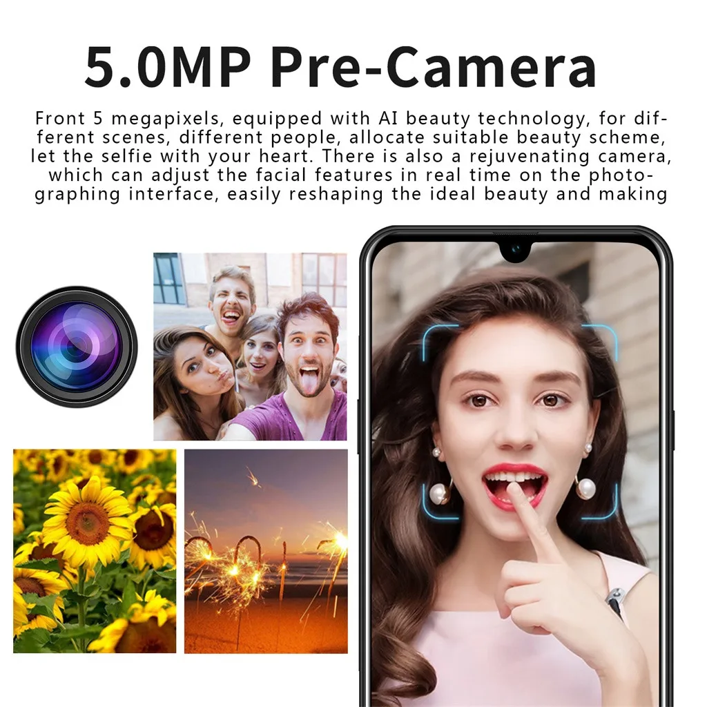 Дропшиппинг P30 Pro четырехъядерный 6,26 дюймов HD камера Android 8,1 2G+ 3 2G gps 3g мобильный телефон
