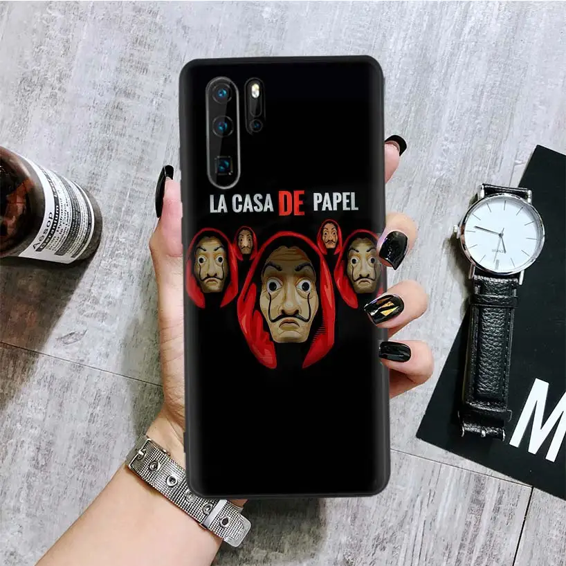 Черный чехол для huawei mate 30 20 10 P30 P20 P10 Pro Lite P Smart Z роскошный Coque Shell