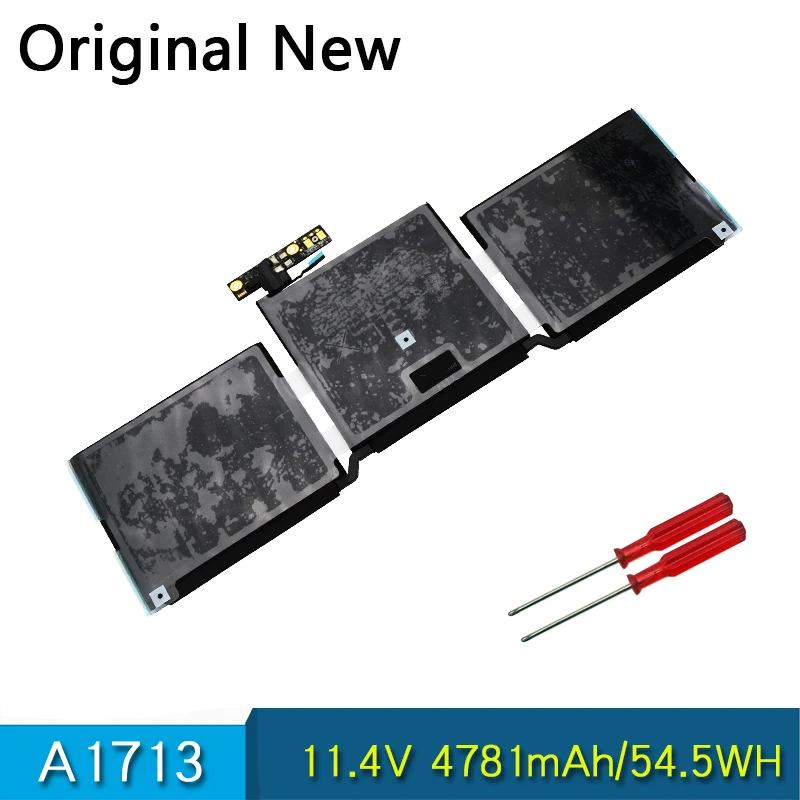 New Original Battery A1713 for MacBook Pro 13'' A1708 2016-2017 year MLUQ2CH/A MLL42CH/A EMC2978 EMC3164