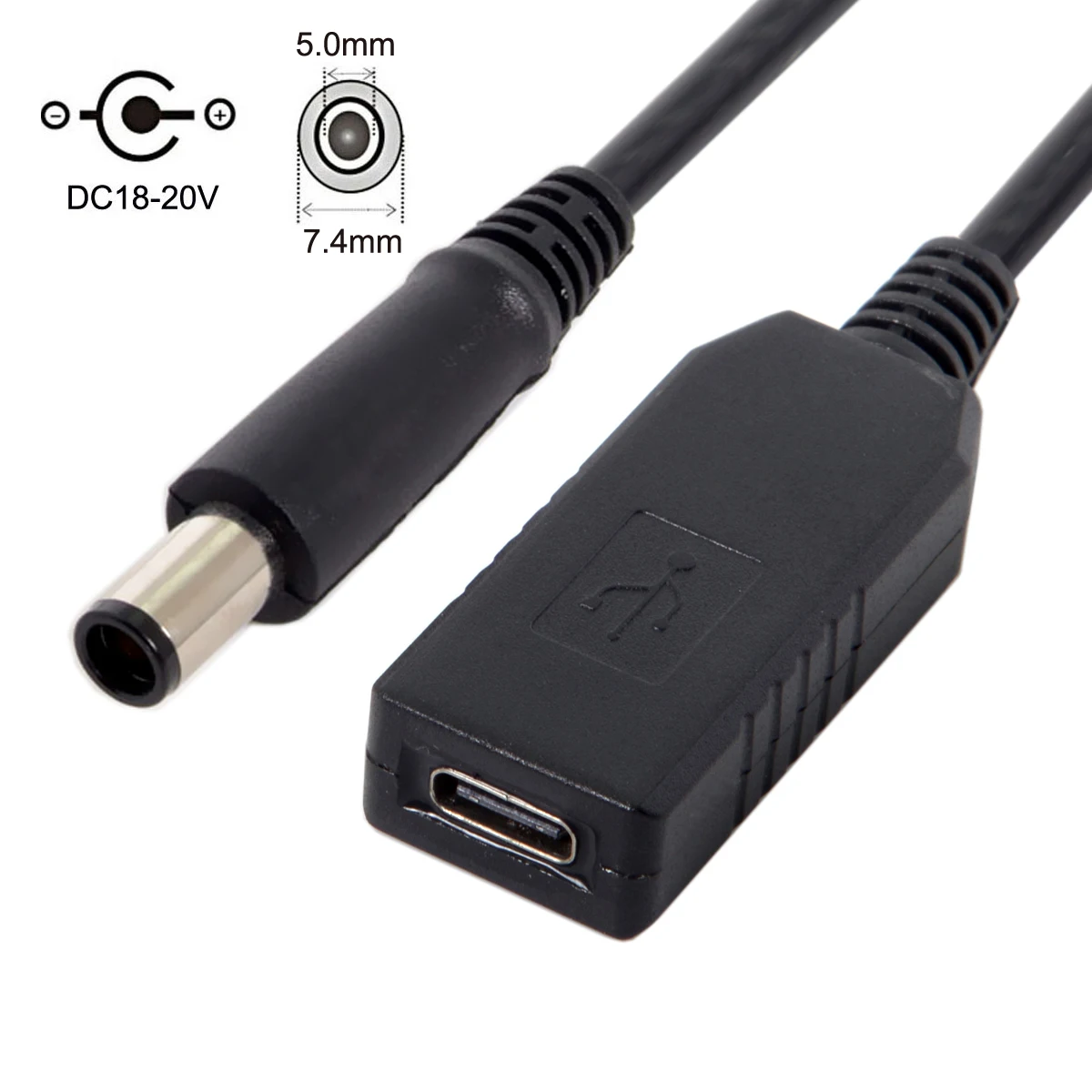 USB 3,1 USB-C в DC разъем питания PD эмулятор триггер зарядный кабель для ноутбука/Авто интерьерные аксессуары