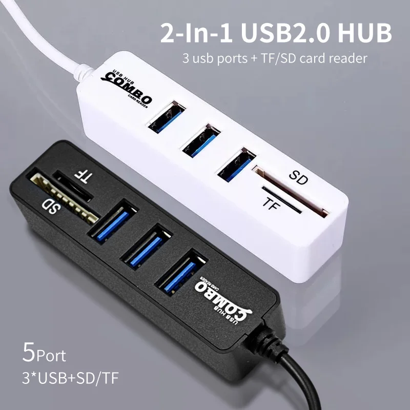 מפצל משולב usb +sd