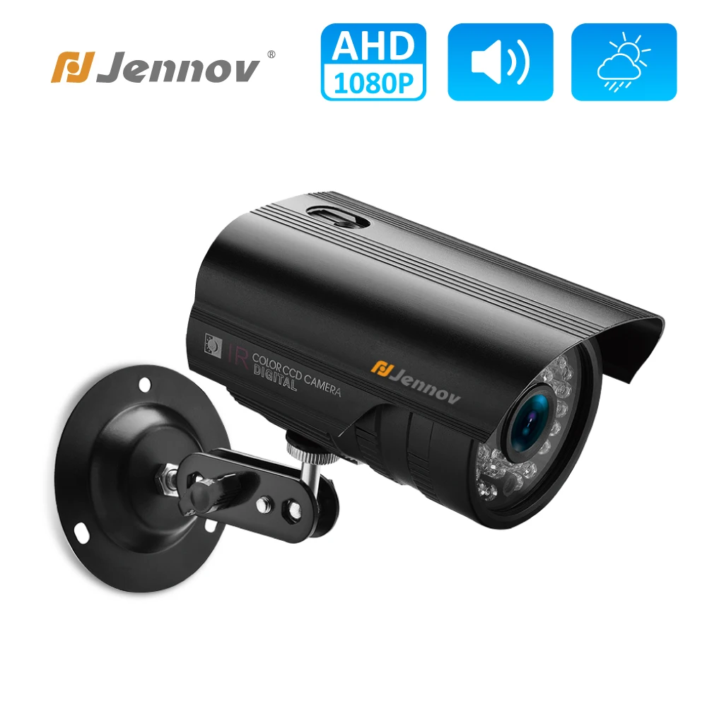 Einnov наружная камера наблюдения 1080P IP безопасности AHD 2MP CCTV ночное видение HD BNC