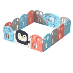Clôture de jeu en forme de pingouin pour enfants, tapis de jeu d'intérieur pour bébés et tout petits, clôture de protection pour la maison 