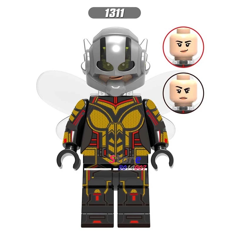 XH1311 50 шт. Мстители эндгейм Железный человек MK85 AntMan Hawkeye Военная машина Тор перец Алая ведьма ОСА строительный блок для детей - Цвет: XH1311