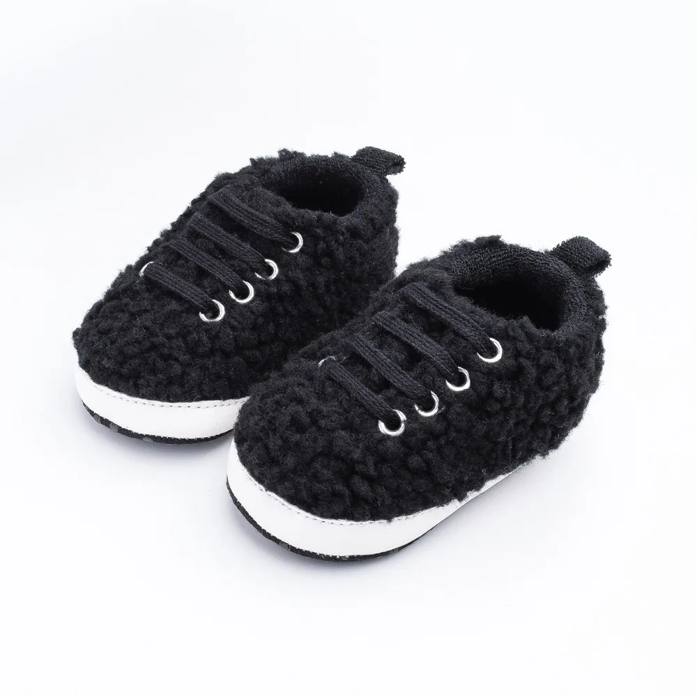 Winter Baby Shoes Newborn Infant Boys Girls Toddler Shoes Soft First Walkers Warm Fleece Moccasins