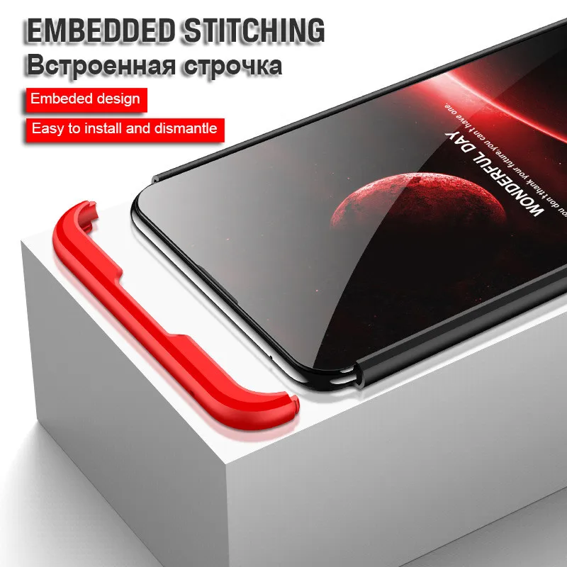 3 в 1 360 Жесткий Роскошный чехол на для ASUS Zenfone Max Pro M2 ZB633KL ZB631KL M1 ZB602KL ZB601KL противоударный жесткий матовый полный Чехол закаленного стекла